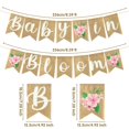 thumbnail image 2 of Angolio 2 Pancartas Florales De Arpillera Para Baby Shower, Decoración Para Colgar En La Pared, Diseño Floral Con Cuerda Para Baby Shower, Pancarta Colgante Para Decoración De Fiestas Temáticas, Decor, 2 of 5