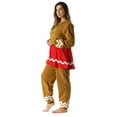 thumbnail image 4 of #followme Adult Christmas Bodysuit for Women Jumpsuit One-Piece Pajamas, 4 of 4