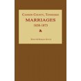 thumbnail image 2 of Cannon County, Tennessee Marriages 1838-1873, 2 of 2