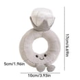 thumbnail image 4 of Stuffed Ring Toy Soft Cuddly Portable Plush Toys For Kids Children Birthday Gifts Girls Adults, 4 of 4