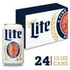 Miller Lite Beer, 24 Pack, 12 fl oz Aluminum Cans, 4.2% ABV, Domestic Lager