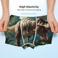 thumbnail image 3 of Yiaed Green Forest Dinosaur Print Boys' Boxer Briefs Cotton Casual Stretch Comfort Boys Boxers - Kids Boxer Briefs Underwear for Boys (6-18)-X-Small, 3 of 5