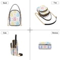 thumbnail image 3 of FORMRS Crossbody Bag for Women Quilted Travel Shoulder Cell Phone Purse with Chain Strap Handbag, Colorful Gummy Bears Pattern, 3 of 7
