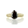thumbnail image 4 of Diamond Solitaire Engagement Ring Fancy Brown Pear 14K Yellow Gold 3.94 TCW Ring Size 6US, 4 of 8