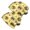 Hedgehog and Leaf Yellow Pattern, variant on Hedgehog and Toadstool White Pattern 2 Pack Slouchy Beanie Hat, Casual Daily Beanie with Stretchy Fabric & Soft Texture, Lightweight Flexible Gifts for Birthday Christmas Thanksgiving