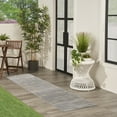 thumbnail image 4 of Nourison Essentials Indoor/Outdoor Grey/Beige 2'2" x 7'6 Area Rug, (2x8), 4 of 8
