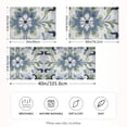 thumbnail image 2 of Yayeee Pillowcase King Size Set of 2 Satin Wrinkle Resistant Pillow Case, Green Floral, 2 of 8