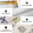 thumbnail image 5 of Watercolor Flowers Outdoor Rug 4x6 Ft, Non Slip Washable Area Rug, Spring Sunflowers Daisy Butterflies Beige Patio Rugs Carpet Runner, Large Floor Mat for Indoor/Outdoor Deck Porch Camping, 5 of 8