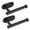 2Black, variant on Self-Adhesive Wall-Mount Toilet Paper Holder, No Drilling Wall-Mount Roll Holder for Bathroom, Kitchen, Washroom, 2-Pack, Black