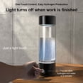 thumbnail image 4 of BOKYAN Portable Hydrogen Water Bottle 460ML SPE PEM Technology for Boosting Metabolism and Immunity USB Rechargeable Black - 11.02 inches / 28.00 cm [cite: 6], 4 of 9