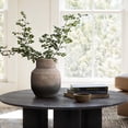 thumbnail image 4 of LuxenHome Brown Ombre Terracotta 9 Inch Round Vase, 4 of 9