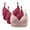 Pink, variant on Fatuov Wirefree Bras for Women Plus Size Full Coverage Breathable Everyday Bras for Casual Seamless Push Up T-Shirt Bras, 3-Pack, White, 42B