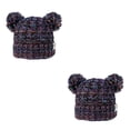 thumbnail image 1 of Minnieouse Gorro y esponjoso con bolas de pompones, tocado a la moda, gorros de buena retención de calor, hermoso regalo para niños, naranja, Type2 NO2 Minnieouse CBP255441, 1 of 5