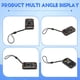 thumbnail image 5 of 2X Lector Chip Inteligente RFID,Emulador Tarjeta Inteligente,Emulador RFID,Lector y Escritor EM125Khz IC,Decodificador Credenciales 13,56 Mhz,Compatible con Clonación Tarjeta, 5 of 8