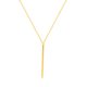 thumbnail image 4 of Collar de Cadena Delicado Qarigey Joyería Estética Larga Oro 10Conjunto, 4 of 6