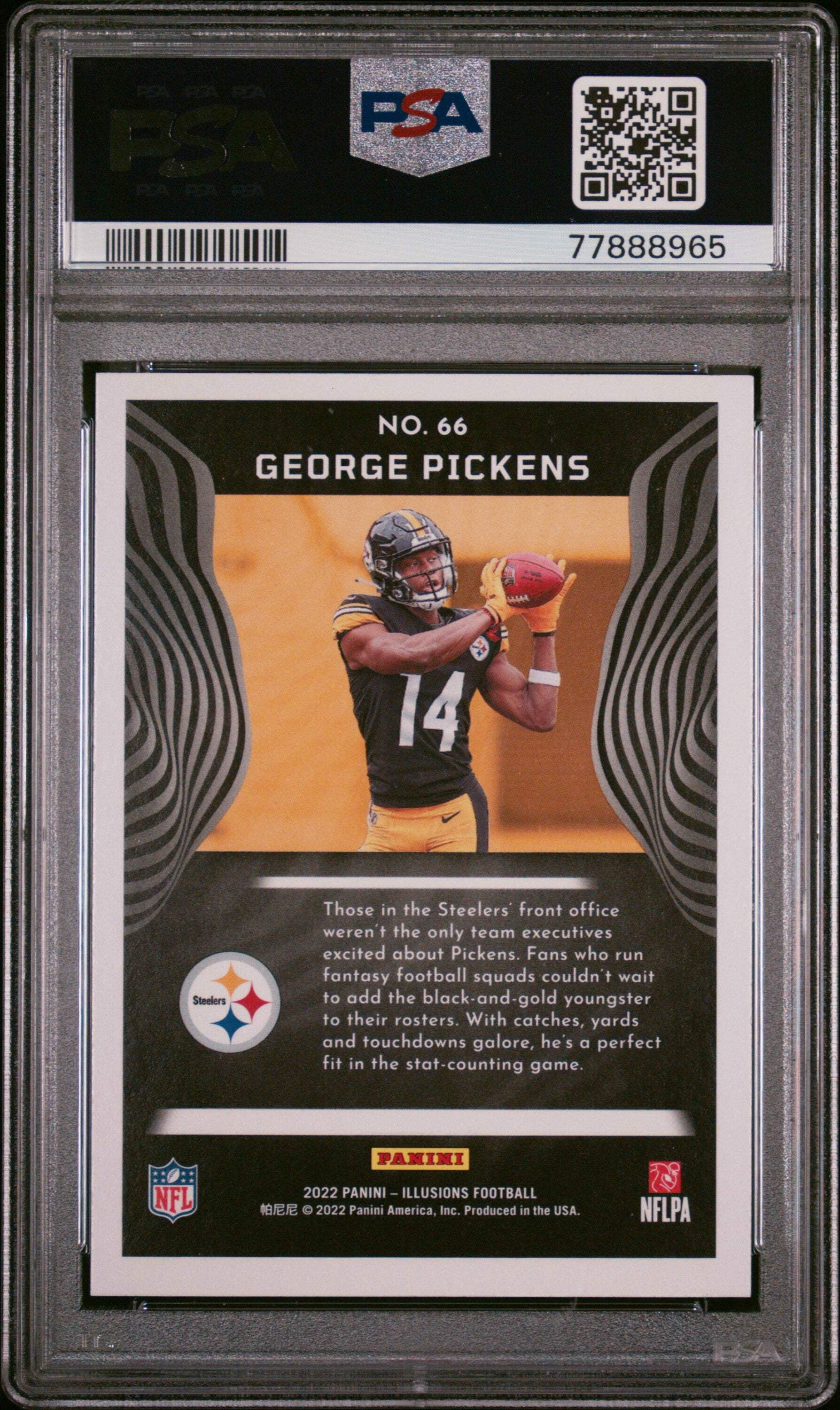 2018 Donruss Elite #65 Antonio Brown Pittsburgh Steelers Football Trading Card