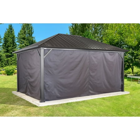 Sojag GENOVA 12 x 12 Polyester Privacy Curtains Kit