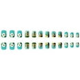 thumbnail image 2 of Short Press on Nails Square Fake Nails with Spring Daisy Designs Easter Rabbit Nails Press ons Reusable Acrylic False Nails Easter Glue on Nails Spring Stick on Nails for Women Girls, 2 of 6