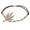 Gold, variant on 1920s Headpiece Rhinestone Headbands Accessories - Black