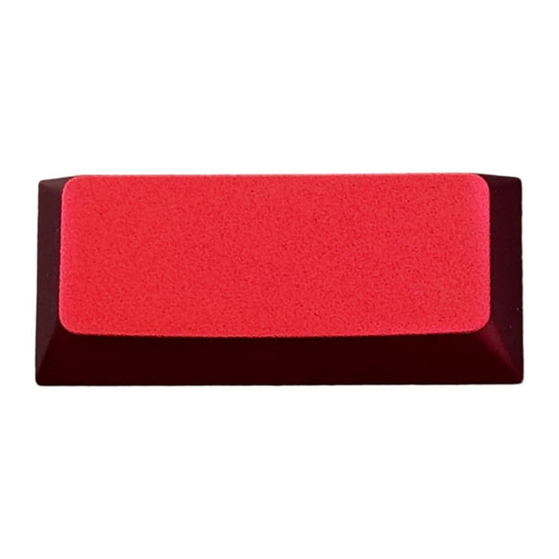 Tecla de repuesto para tecla individual, botón creativo de aleación de aluminio Rojo