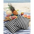 thumbnail image 4 of Outdoor Throw Pillow Cover Farmhouse Black and White Buffalo Plaid Waterproof Cushion Covers 2 Pack Farm Lattice Tartan Pillow Cases Home Decoration for Patio Garden Couch Sofa, 4 of 7