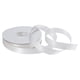thumbnail image 1 of Cinta de raso Unique Bargains 15mm 50 yardas Grosgrain Delgado Sólido Blanco, 1 of 7