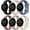 1-Black/Pink/Blue gray/Purple smoke/Milk tea/Lunar White, variant on 6 Pack Watch Bands Compatible with Google Pixel 2/Pixel 3 41mm/Pixel for Women Men,Soft Silicone Durable Sport Replacement Strap for Pixel Watch 2/3 41mm Smartwatch Accessories