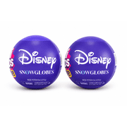 ZURU Mini Brands Create Disney Snow Globes Series 1 Mystery Capsule, 2 Pack Bundle, DIY Surprise Collectible Craft Toy