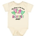 thumbnail image 3 of Inktastic My Mom is the Best Dentist Ever Boys or Girls Baby Bodysuit, 3 of 5