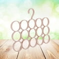 thumbnail image 4 of CATIEBYE Scarf Hanger Scarf Rack Plastic Space Saver Homeowners Closet Organization 1Pcs, 4 of 5
