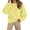 Yellow, variant on Sweater for Women Oversize Loose Casual Knitted Long Sleeve Crew Neck 2025 Fall Outfits