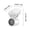White, variant on Linnome Portable Clip On Hat Fan Lightweight Wearable Mini Fan with 3 Speeds USB Rechargeable for Outdoor Work