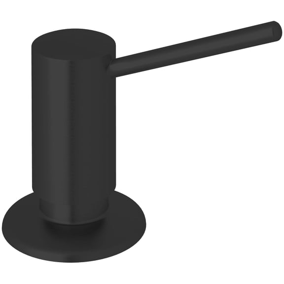 Rohl LS450LMB Lux Deck Mounted Soap Dispenser - Black