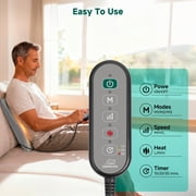 Snailax Neck & Back Massager with Heat, 4D Deep Kneading Shiatsu 8 Massage Nodes, Gift