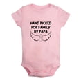 thumbnail image 2 of iDzn Hand Picked for Earth by PAPA Funny Rompers For Babies, Newborn Baby Unisex Bodysuits, Infant Jumpsuits, Toddler 0-24 Months Kids One-Piece Oufits, 2 of 5