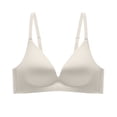 thumbnail image 5 of LIHOFIO Womens Jelly Bras Solid Color Deep V Seamless Lift Wireless Daily Support, 5 of 5