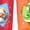Mario, variant on Zak Designs 12oz Rainbow Magic Durable Plastic Capri Tumbler with Straw, 2 Pack