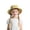 1-Yellow834, variant on Oiyii Infant Girl’S Protective Bucket Hats Dinosaur‑Printed Sun Hats, Yellow
