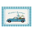 thumbnail image 1 of XIPYYKM Easter Carpet Faux Wool Entry Door Mat Pattern Easter Decoration Holiday Decor for Home Or Spring CelebrationsL Hot Sale! Home Textile Products, 1 of 8