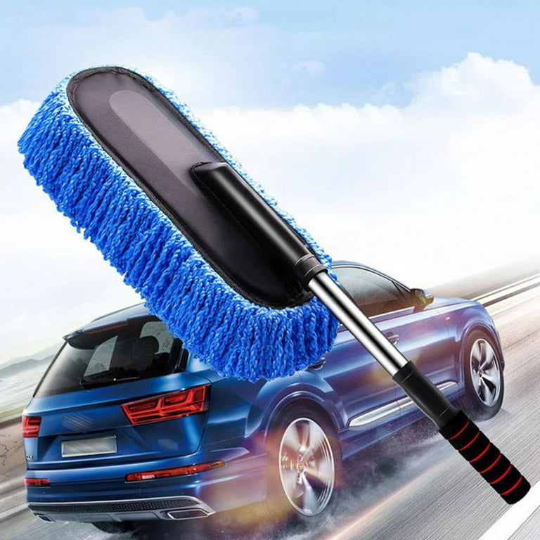 Tohuu Car Duster Retractable Microfiber Car Interior Exterior Scratch Free  Cleaning Set Household Cleaning Tools for Car Home Computer Car Accessories  brightly 