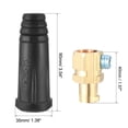 thumbnail image 2 of Conector de Panel de Soldadura DKJ50-70 Conexión Rápida Negra, 2 of 4