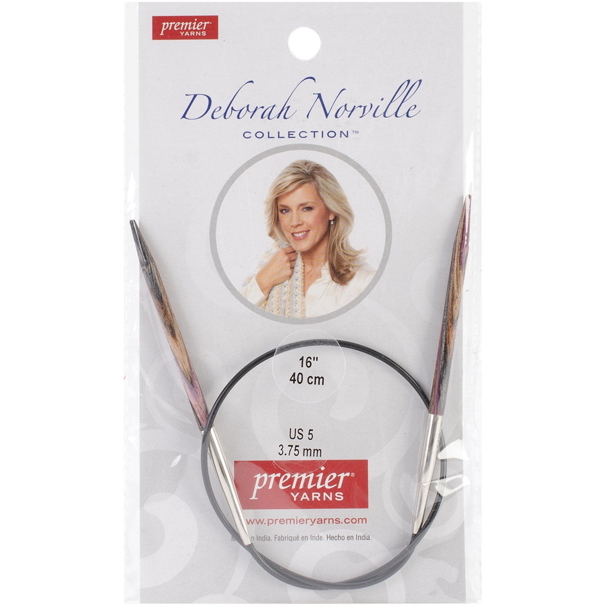 Deborah Norville Fixed Circular Knitting Needles 16"Size 5/3.75mm