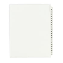 Avery Standard Collated Legal Dividers Avery Style, Letter Size, 26-50 Tab Set (01331)