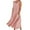 Pink, variant on ZVNAΖH Women's Cotton Linen Dresses Summer Casual Sleeveless Dress Beach V Neck Tank Dress with Pockets