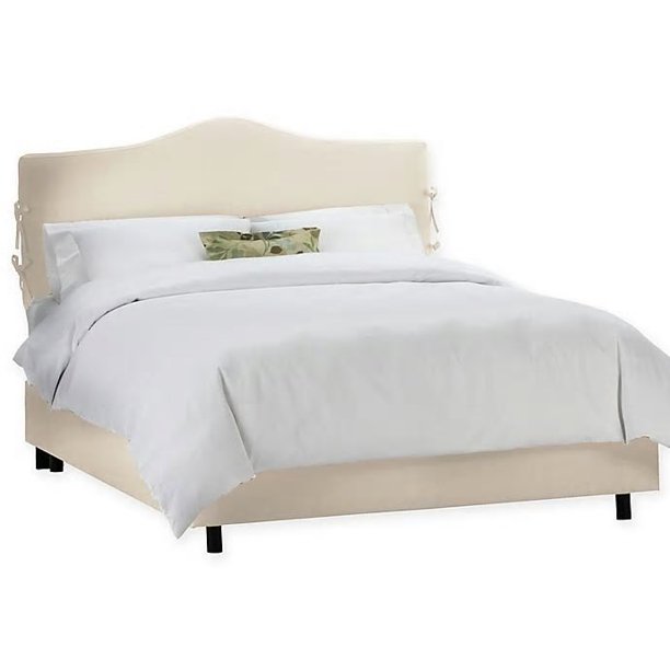 Skyline Queen Slipcover Headboard in Twill Natural