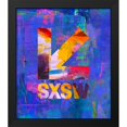thumbnail image 2 of Stephen Chambers 26x30 Black Modern Wood Framed Wall Art Titled - Sxsw 1, 2 of 6