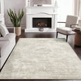 thumbnail image 5 of Pasargad Home Mona 4' x 6' Power-Loomed Cream/Taupe Rug, For Indoor Space and all Age of Group, 5 of 7