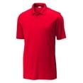 thumbnail image 3 of Sport Tek Adult Male Men Plain Short Sleeves Polo True Red Large, 3 of 4