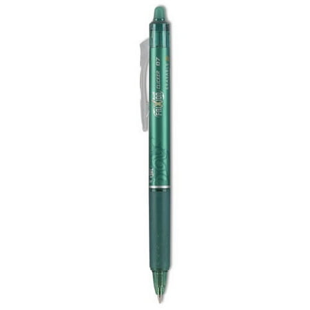 Frixion Clicker Erasable Gel Pen, Retractable, Fine 0.7 Mm, Green Ink, Green Barrel, Dozen | Bundle of 2 Dozen