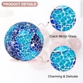 thumbnail image 2 of Uxcell 3-Pack Decorative Ball for Bowls, 2.4 Inch Mosaic Glass Balls Decorative Glass Orbs for Home Decor/Dining Tables [Blue White], 2 of 7